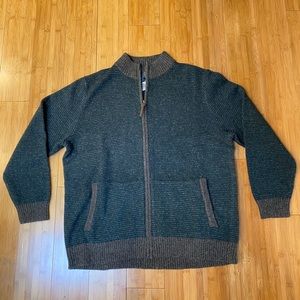Pendleton Wool Men’s Quarter Zip Washable Wool Sweater Size XL NWT